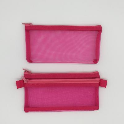 China Fashion Women Cosmetic Necessary Makeup Bag Cosmetic Bag Mesh for sale