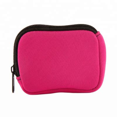 China Take some coins or cards inside good small hot selling neoprene zipper coin purse on sale for sale