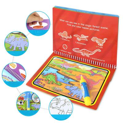 China 2021 Kids Gift My Hot Selling Magic Water Coloring Book And Magic Pen Book For Kids As A Gift for sale