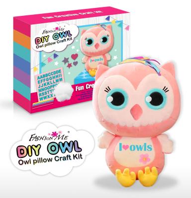 China Design Your Own Wholesale Kids Educational DIY OWL Toy Developing Children Intelligence Owl DIY Your Own Owl for sale