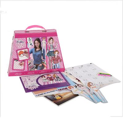 China Educational DIY Toys Coloring For Kids Design Your Own Fashion Collection for sale