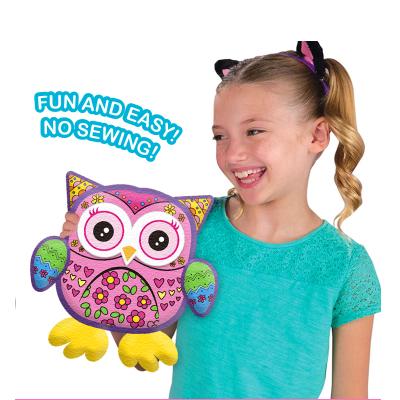 China DIY Pet Set Hot Sale Owl Plug Sit My Pillow With Good Quality For Kids for sale