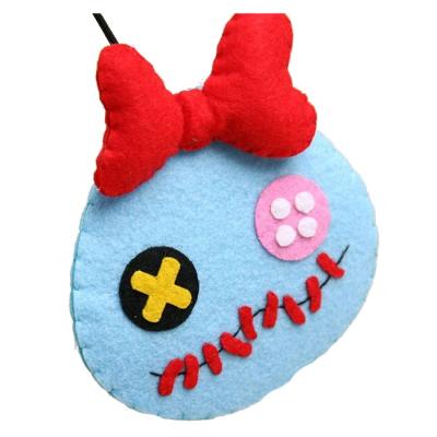 China Key Wallet DIY Easy Cut Nonwoven Fabric Ugly Doll Key Wallets for sale