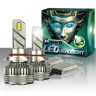 China 95% Dual FER IR100 H4 LED Auto Headlight Factory Cars Faros LED Lighting System Faros LED Color LED Headlight Bulb for sale