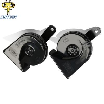 China Factory Hot Sales Steel Waterproof 12V High Chrome Color 118dB Horn Disc Car Speaker Carall Auto Car Horn for sale