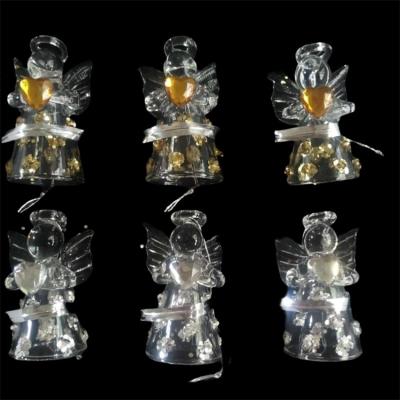 China Glass Christmas Tree Ornaments 8Cm Personalized Centerpiece Christmas Glass Decorative for sale