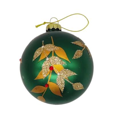 China Christmas glass balls of Christmas glass decorations bauble illustration decorations for sale