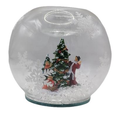 China 2022 Giant Holiday Christmas Ornaments Christmas Tree Glass Table Decoration for sale