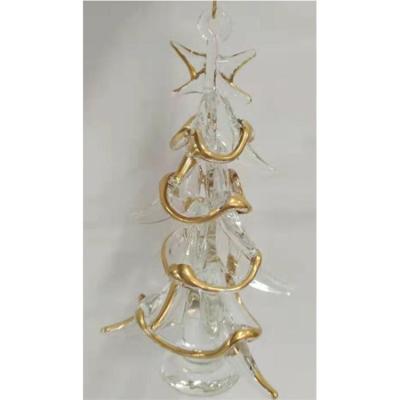 China Glass Christmas Outside Christmas Table Luxury Table Decorations Gifts Glass Ornaments for sale