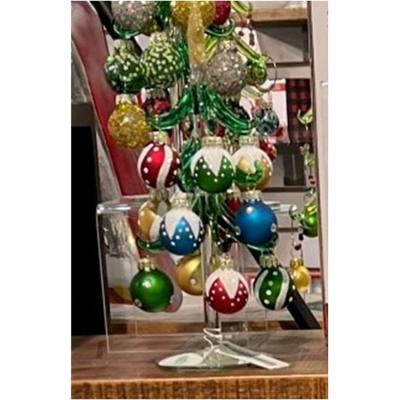 China Reliable 2022 Glass Reputation Christmas Tree Glass Ornaments Set Christmas Decoration for sale