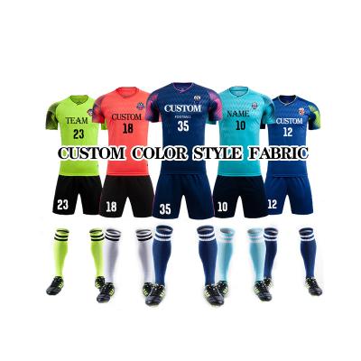 China Sets Football clothes soccer jersey custom football jersey sports team clothes customized training clothes for sale