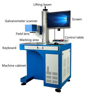 China Air-cooled MOPA SW-MP20W-A laser machine brand mopa laser fiber marking machine metal laser marking machine for sale