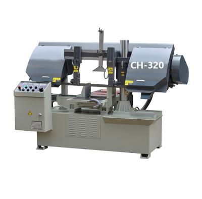 China Garment Shops CH-320 2021 New Design 320mm High Quality Semi-automatic Metal Band Saw Cutting Machine en venta