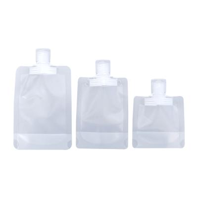 China Wholesale Plastic Cosmetic Bag Small Size Pouches 1pc Shampoo Packaging Pouch Emulsion Glass Spray Bottle for sale