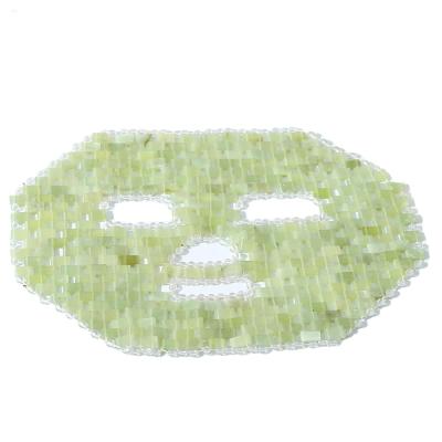 China Natural High End Facial Green XiuYan Jade Help Sleep Eye Mask Best Skin Rejuvenation XiuYan Eye Mask Jade Face Mask for sale