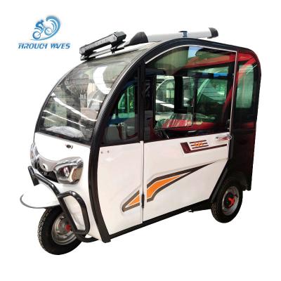 China New Design 3 Wheel Passenger Enclosed Low Speed ​​Electric Tricycle for sale