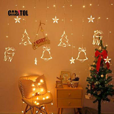 China Christmas Decoration Christmas Lights Decorative Top Tree Led Star Light Holiday Light for sale