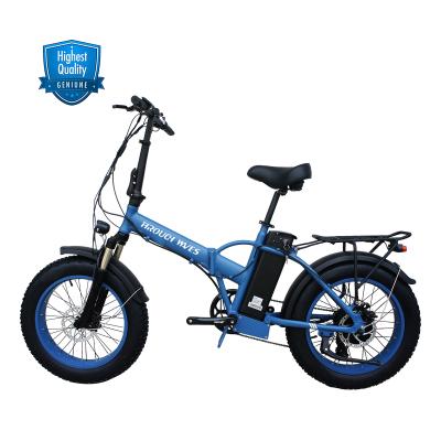 China Aluminum alloy 20 inch electric bike 48v 350w/500w/750w step-thru ebike fat tire folding electric bicycle for sale