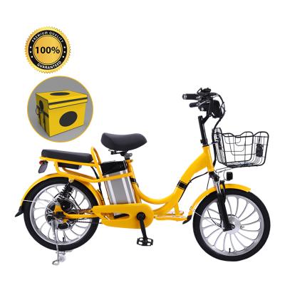 China New Carbon Steel Caterer Moped 500w 48v E Bike Electric Delivery Box Fast Food Adults Electric Bicycle for sale