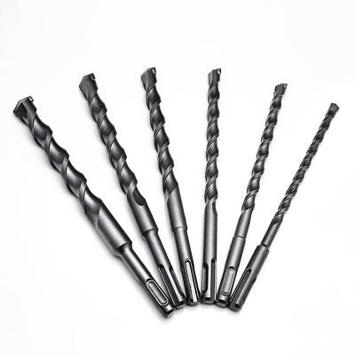 China OEM Quality Square Handle SDS Drill Bits Strong And Durable Standard 40Cr Steel + YG8C Cemented Spiral Wood Drilling Tool for sale