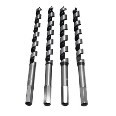 China Black Silver Deep Chip Removal Hex Groove Leg Self Centering Cabinet Hinge Drill Bit For Wood Working With Hex Wrench for sale