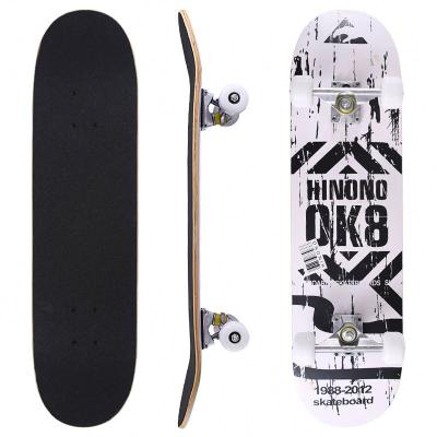 China Adult Custom Cheap Double Kick 31 Inch 7 Ply Maple Canadian Wood Concave Deck Skateboard Complete For Adult for sale