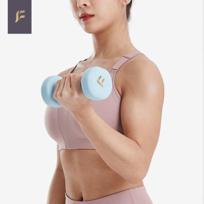 China Universal design small and beautiful vinyl coated dumbbell weights mancuernas neoprene dumbbells for sale