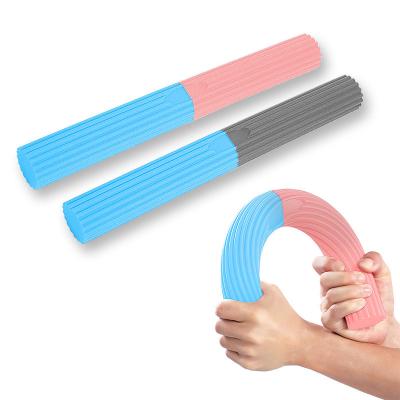 China Sports Workout TheraBand Flex Resistance Bar For Improving Grip Strength Tennis Elbow Golfers Elbow Tendonitis for sale