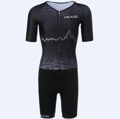 China Antibacterial Customized Short Sleeve Skin-suit Triathlon Wear Cycling Clothes for sale