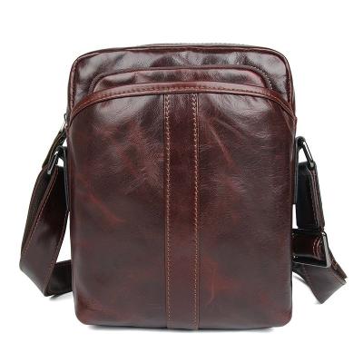 China Messenger Bag For Men Bag Vintage Leather Multifunctional Simple Men's Messenger Bag Custom Leather Shoulder Vintage Designer Retro for sale