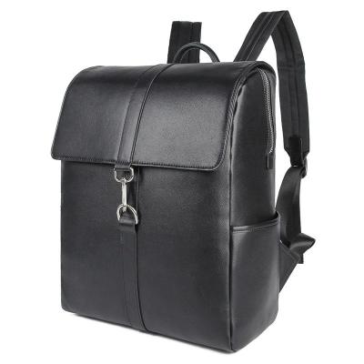 China Fashion Custom Color Men's Leather Notebook Backpack School Bag Shockproof Anti-theft Smart Space Backpack Medical Backpack for sale