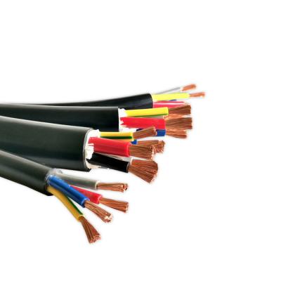 China Construction Manufacturing Customized Rvv 3x2.5mm2 5*2.5mm Multicore 2 Core 3 Core PVC Insulation Electrical Cable Wires for sale