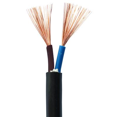 China Construction Rvv 2*1.0mm2 Insulated Electrical Wiring Cable Copper Wire 3mm Wire for sale