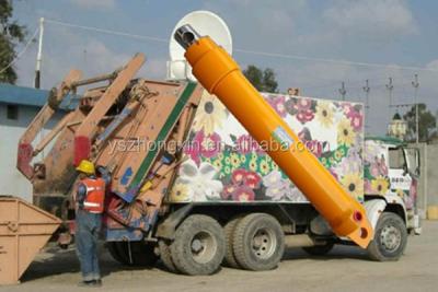 China Double Small Steel Piston Electric Hydraulic Cylinder Used Garbage Trucks for sale