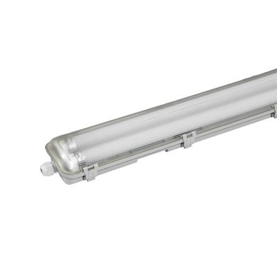 China Mordern 1500mm Triproof IP 65 IK08 80CRI (Ra>) 220-240V 3000k 6500k Twin Fluorescent Light for sale