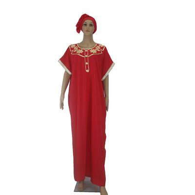 China Polyester Clothing Abaya Long Sleeve African Muslim Fashion Abayadubai Summer Embroider Floral Long Dresses For Women for sale