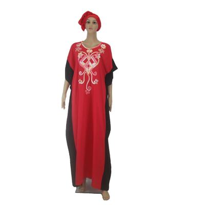 China Polyester Kaftan Dubai Islamic Dress Women Luxury Fashion Embroidered Beach Dress Long for sale