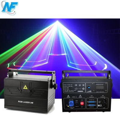 China New Feel NF-906 6W 30KPPS ILDA Laser Show RGB animation laser light stage lighting of Dj/disco/party/bar/club/weeding/stage for sale