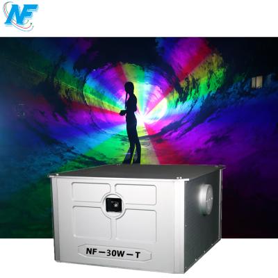 China LANDSCAPE High Performance Lazer Lights 25k 30w RGB Animation Run Laser Light for sale