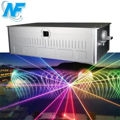 China Outdoor Waterproof Building RGB/Rainbow High Lasers IP65 80W RGB Animation Laser Show for sale