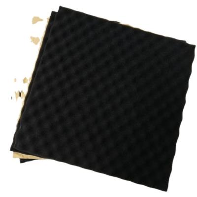 China Modern PU Foam Sound Absorption Studio Room Application Polyurethane Foam Board Wavy Pyramid Shape for sale