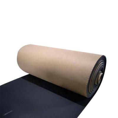 China Modern Self Adhesive Closed Cell Black Aluminum Foil Rubber Foam Insulation Sheet for sale