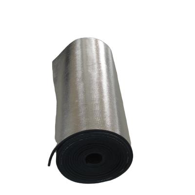 China Modern Professional NBR PVC Foam Sponge Sheet Roll Insulation Rubber Sheet With Aluminum Foil For Air Conditioner for sale