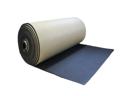 China Contemporary Good Quality NBR Foam Insulation Sheet Rubber Foam Sheet Insulation With Glue Self Adhesive Rubber Foam Sheet Roll for sale