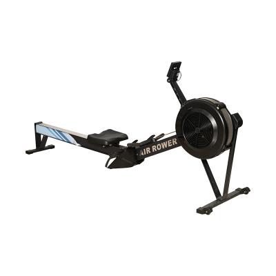 China Universal Custom Logo Rower Gym Fitness Air Rower Machine Home Use Indoor Foldable Air Rowers With Magnetic Resistance for sale