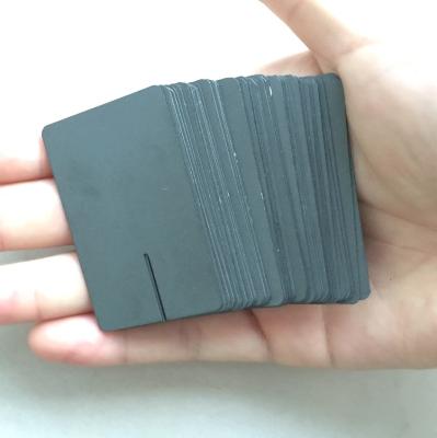 China Industrial Magnet Ferrite Thin Plate KS48*32*0.45mm For Transformer Ferrite Core High Frequency Rubber Magnet for sale