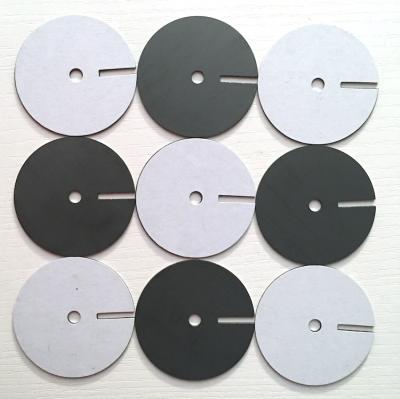 China A11 Industrial Magnet Around Magnetic Ferrite for Wireless Charging KR50*5.3*1.0mm with Slot and Tape for sale