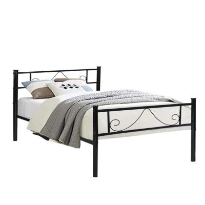 China Metal Bed Frame Style Platform Queen Metal Convertible Bed With Mattress for sale