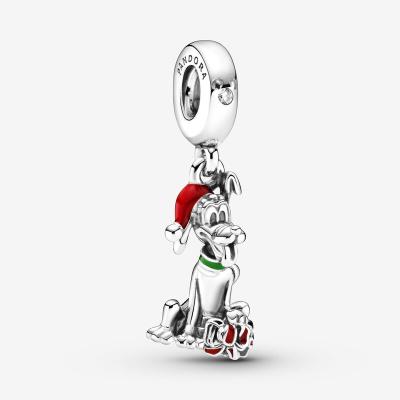 China CLASSIC Amulet Pluto Christmas Gift Pendant 2021 New 925 Sterling Silver Disney Series Original Fit Pandoraer Charm Bracelet Jewelry for sale