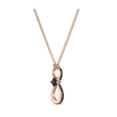 China Color Long Keep Stars With Eternal Love Clavicle Chain Rose Gold Plated With Diamonds For Men And Women Couples Celebrity Trend Net Necklace for sale